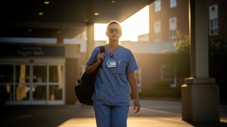 recovering from night shift as a nurse